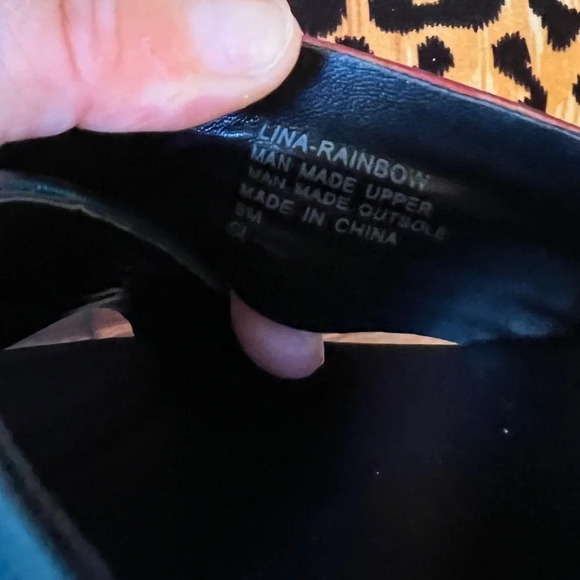 AEROSOLES Lina Rainbow Criss Cross Pride Sandals - Picture 7 of 8